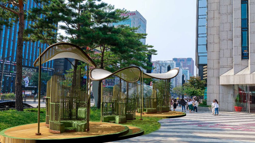Mindful urban bamboo shelter - Pop-up space design and social innovation - BA (Hons) Design for Branded Spaces